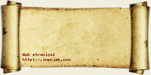 Irena Trnjaković vizit kartica